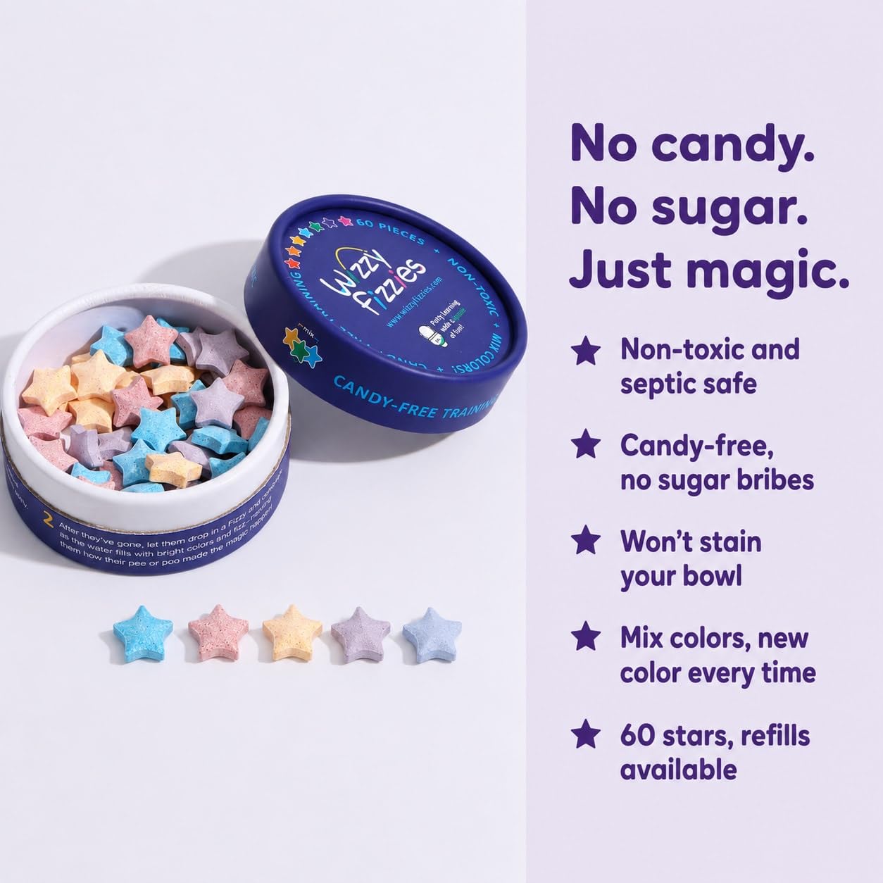 Potty Training Kit with Magic Color-Changing Toilet Stars, Storybook and Travel Bag