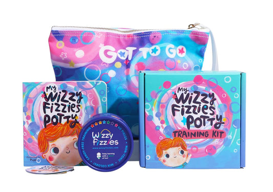 Potty Training Kit with Magic Color-Changing Toilet Stars, Storybook and Travel Bag